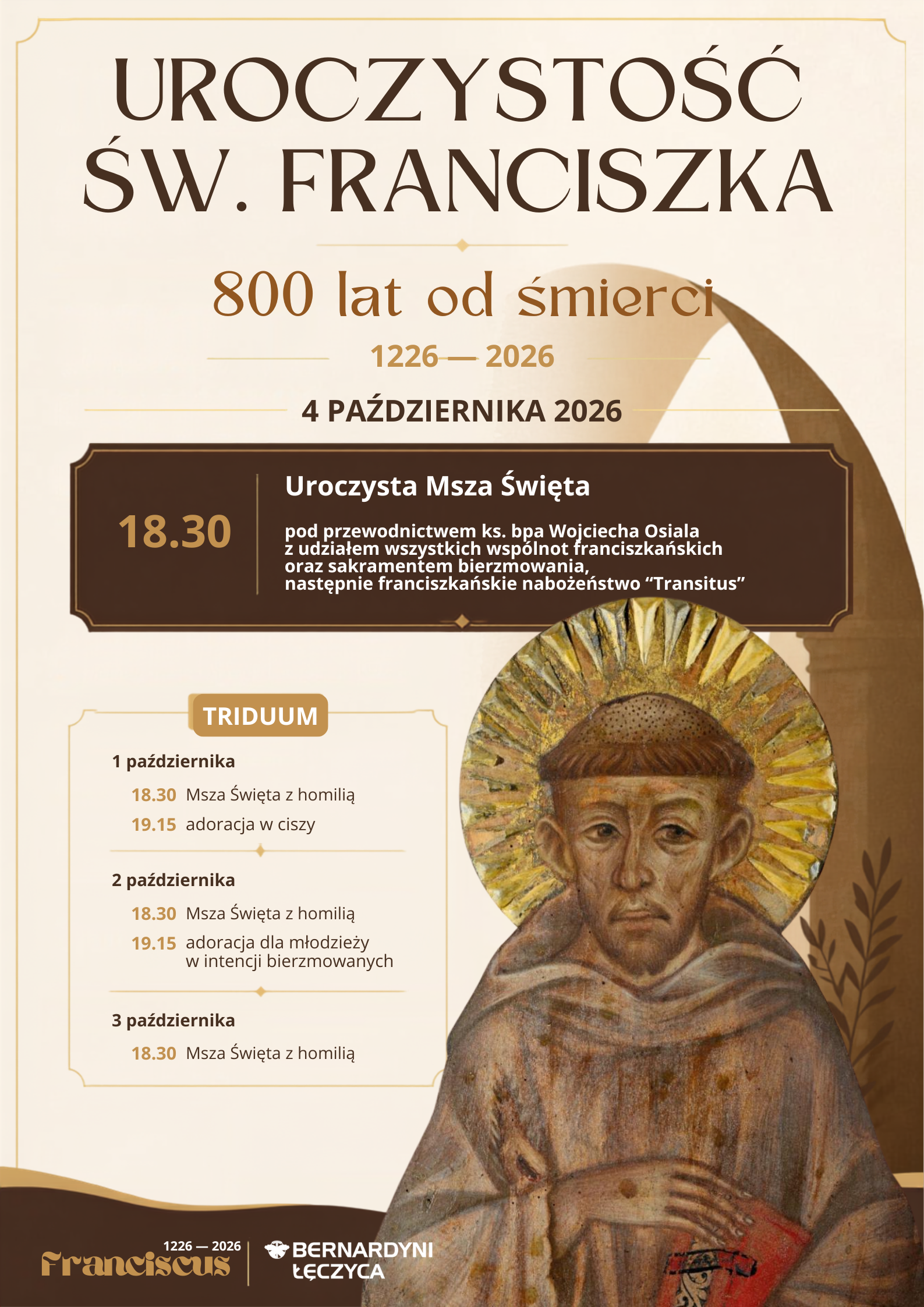 Uroczystość św. Franciszka z Asyżu
